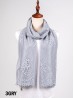 Floral Cut-Out Lace Design Scarf 